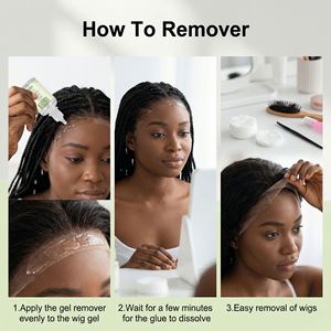 Pegamento frontal transparente personalizado al por mayor para pelucas, pegamento fuerte resistente al sudor para encaje frontal humano - Product Image 4