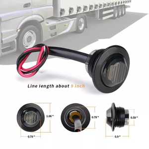 Ámbar rojo 12V 24V 3/4 "sellado Led camión remolque autobús camión marcador lateral lámpara de liquidación caravana luz externa para camión <span class=keywords><strong>Volvo</strong></span> - Product Image 3
