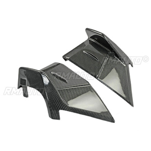 2PCS Carbon Fiber Rear Bumper Side Skirts <b>Splitter</b> Decoration Cover Trim Panel Fit for Toyota GT86 Subaru BRZ 2022-2023 - Product Image 2