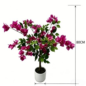 High Quality Real Touch <b>Artificial</b> Silk Bougainvillea <b>Trees</b> Durable Indoor Desktop Plants - Product Image 2