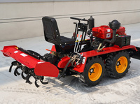 Fabricant de machine à moissonner 25hp 35hp 50hp 80hp petit tracteur de tondeuse à gazon mini tracteur à chenilles de ferme de jardin