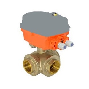 Actuador Inteligente de Bola de 1/2 Pulgada de Acero Inoxidable, Tridireccional, con Extremo Roscado para Automatización - Product Image 1