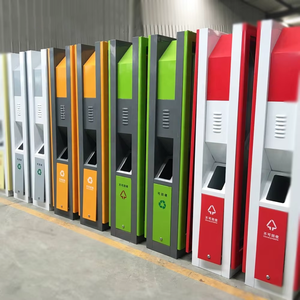 Contenedor de <span class=keywords><strong>Basura</strong></span> Publicitario con Energía Solar para Exteriores, con Pantalla LED, Contenedor Inteligente para la Gestión de Residuos en Calles, Parques y Centros Comerciales - Product Image 5