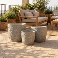 Pots de fleurs modernes en céramique personnalisables, durables et émaillés pour l'intérieur et l'extérieur, pour la maison, le jardin et les centres commerciaux