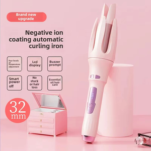 Rizador de Pelo Eléctrico de 32 mm con Iones Negativos, Rotación de 10s, para Cabello Largo, Cerámico, Portátil, Automático - Product Image 2