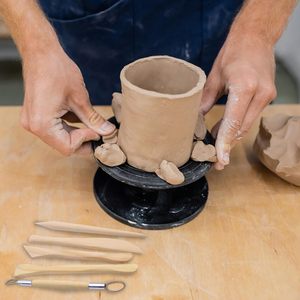 Secolor art Pottery Tool <span class=keywords><strong>5</strong></span> Stück Formen und Formen Schnitzen Modellieren Werkzeug Holz Handwerk Ton Werkzeug für Keramik Ton Keramik - Product Image 5