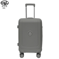 Valise à roulettes moderne en PP, motif dessin animé, vert pomme frais, 20, 24, 28 pouces, avec serrure TSA, légère, prix usine
