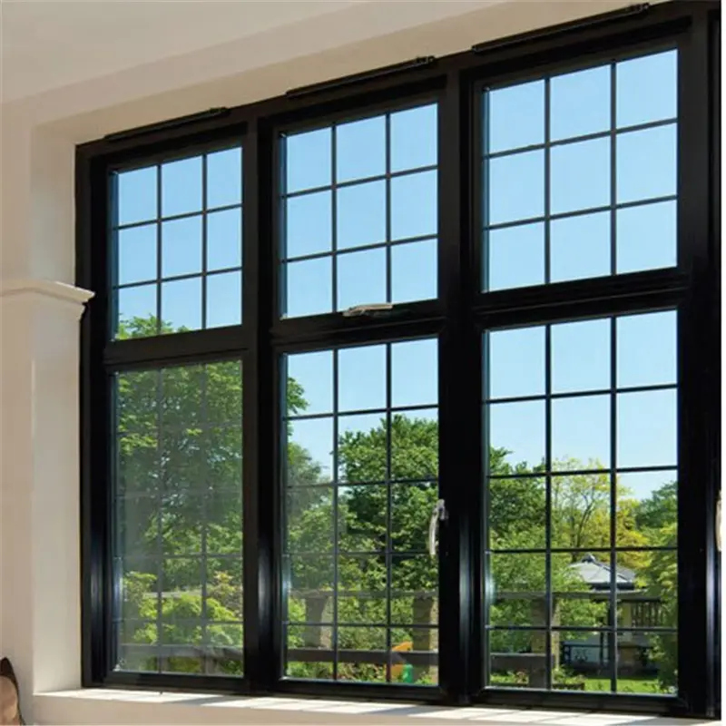 Aluminum electric galvanized powder coated pvc casement window window and door upvc profiles