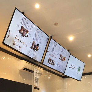 Lightbox cửa hàng menu cửa sổ hiển thị A1/A2/A3/A4 nhôm Áp phích khung Snap siêu mỏng quảng cáo kim loại chiếu sáng LED hộp Đèn - Product Image 2