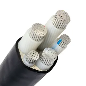 Xlpe-cable de alimentación aislado, 4 núcleos, 35mm, 50mm, 70mm, 95mm, 120mm, 185mm, 240mm, cable de electricidad