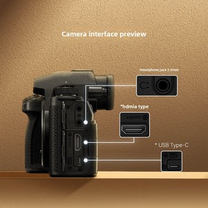 [Magasin phare] pour appareil photo professionnel plein format CMOS S5M2X avec écran de 2 à 3 pouces, stabilisation d'image, LUT en temps réel, sans fil - Product Image 4