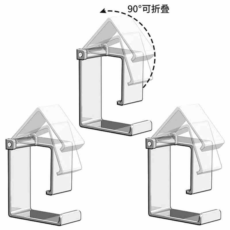 Foldable washbasin stand *3 [Silver 304 Stainless Steel]