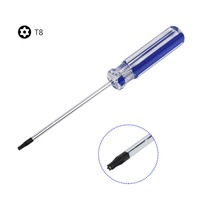 Outil d'ouverture DIY, tournevis de précision magnétique T9 TR9 Torx avec finition chromée, manche en plastique pour PlayStation PS3 PS4