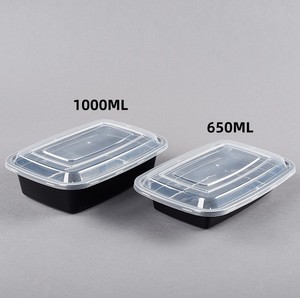 1 Compartment Lunch Containers Food Storage Bento Box bpa free reusable food prep containers with lid