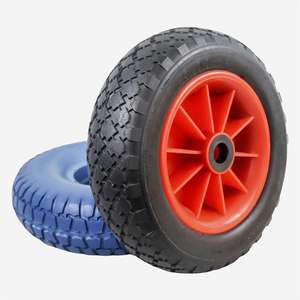 Fabricación profesional de China 3,00-6 <span class=keywords><strong>rueda</strong></span> sólida poliuretano Pu espuma <span class=keywords><strong>carretilla</strong></span> rodamiento de <span class=keywords><strong>rueda</strong></span> nueva condición para carrito de playa - Product Image 1