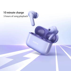 หูฟังไร้สาย Realme Buds T200 ของแท้ ไดรเวอร์ไดนามิก 12.4 มม. ตัดเสียงรบกวน AI สำหรับการโทร ชุดหูฟังสำหรับออกกำลังกาย - Product Image 2