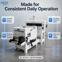 Imprimante DTF industrielle avec deux têtes Epson I3200, machine d'impression textile haute vitesse