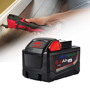 Paquete de Batería de Repuesto de Iones de Litio de 8Ah 9Ah con Kit Combinado de Cargador de 18V Recargable para Herramientas Eléctricas - Product Image 1