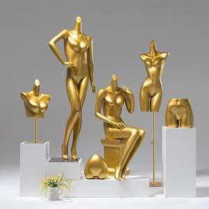 Maniquíes femeninos modernos para la parte superior del cuerpo para tiendas <span class=keywords><strong>de</strong></span> moda hechos <span class=keywords><strong>de</strong></span> lencería duradera <span class=keywords><strong>de</strong></span> fibra <span class=keywords><strong>de</strong></span> vidrio - Product Image 4