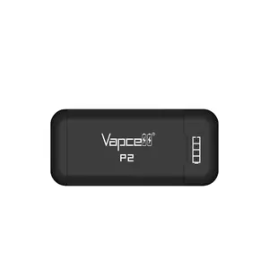 Vapcell p2 충전기 DIY 휴대용 배터리 USB 충전기 전원 은행 기능 18650 리튬 이온 배터리 및 휴대 전화