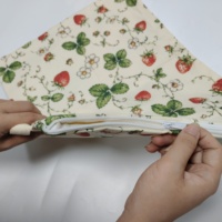 Sac de rangement pour pain réutilisable à motif personnalisé, qualité alimentaire, résistant à l'huile et à l'eau, avec fermeture éclair, pour l'emballage des produits de boulangerie