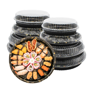 Chất lượng cao vòng nhựa dùng một lần nhà hàng Sushi Takeaway hộp đựng thức ăn có nắp đậy - Product Image 1