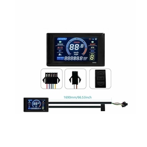 Nuevo Producto <span class=keywords><strong>JN</strong></span> S966, Pantalla LCD a Color, Velocímetro Inteligente para Bicicleta Eléctrica, para Kits de Conversión MTB con Protocolo NO.2 - Product Image 3