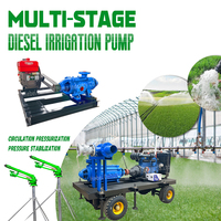 Pompe à Eau Diesel DEHUIKE pour Remorques, Pompe de Drainage pour le Traitement des Eaux Usées et l'Irrigation Agricole, Application OEM