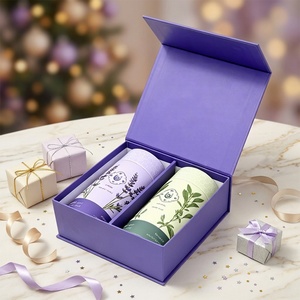 Custom Paper Cardboard <b>Box</b> with <b>Magnetic</b> Closure Purple Rigid Cardboard <b>Box</b> for Gift Packaging Eco Friendly Custom Logo Accepted - Product Image 3