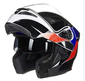 New Style High Quality Flip up Washable Lining Riding Helmet Double Lens Four Season Modular Motorcycle Helmets