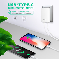Nuevos Productos de Moda 2026, Adaptador de Carga de Alta Calidad, Tipo-C y USB-A para Tablet/Auriculares