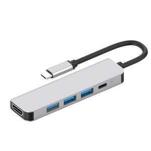 Adaptador Hub USB 3.0 Tipo C 5 en 1 de Aluminio con 100W PD en Stock - Product Image 5