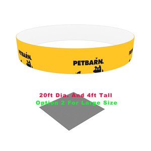 10ft quảng cáo ống nhôm triển lãm căng thẳng vải triển lãm thương mại hiển thị treo trần treo biểu ngữ - Product Image 4