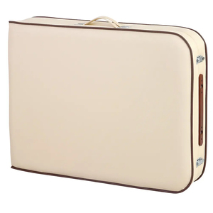 Gran oferta, almohadilla de esponja con memoria, marco de madera, 2 secciones, cama de masaje de belleza portátil para tratamiento de ventosas - Product Image 3