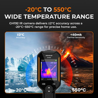 Caméra thermique GH340 GH192, résolution IR 256x192, imageur thermique 2MP 640x480 pour l'inspection électrique et CVC