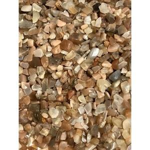 Vente en gros de puces de pierre de lune multi-types polies de l'Inde pour la guérison des chakras Figurines décoratives de style amour d'équilibre Feng Shui - Product Image 1