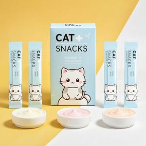 מוצר חדש בסיטונאות יונוויי 3 ב-1 מארז מזון רטוב לחתולים, ניתן לליקוק, ללא דגנים, חטיף חתולים טבעי, חטיפי חתולים קרמיים - Product Image 1