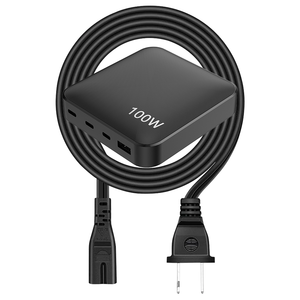 Estación de carga de escritorio multifunción de 65W con cuatro puertos de carga rápida 2A+2C para teléfono, tableta y portátil. - Product Image 4