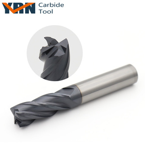 Luckyynn — fraise en carbure de tungstène, 4 cannelures HRC45, haute qualité, fraise en carbure massif, à bas prix - Product Image 6