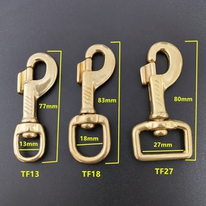 Strong Solid Brass Bolt Swivel Snap <strong>Hook</strong> <strong>Clip</strong> for Dog Leash DIY Leather Crafts Bag Hardware - Product Image 4