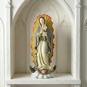 Estatua <span class=keywords><strong>de</strong></span> Resina <span class=keywords><strong>de</strong></span> <span class=keywords><strong>Nuestra</strong></span> <span class=keywords><strong>Señora</strong></span> <span class=keywords><strong>de</strong></span> <span class=keywords><strong>Guadalupe</strong></span> <span class=keywords><strong>de</strong></span> Alta Calidad, 19.5 cm, Hecha a Mano, Escultura Católica <span class=keywords><strong>de</strong></span> la Virgen María para Decoración del Hogar o <span class=keywords><strong>Iglesia</strong></span> - Product Image 2