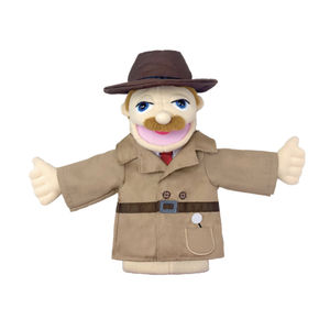 Marioneta <span class=keywords><strong>de</strong></span> Peluche Personalizable, 18 Personajes Opcionales: Doctor, Detective, Azafata, etc. Juguetes <span class=keywords><strong>de</strong></span> Peluche Baratos - Product Image 2
