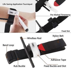 戦術医療キットアウトドアスポーツ緊急戦術応急処置サバイバルキット止血帯付き - Product Image 5