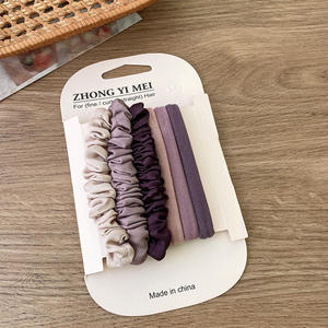 卸売り 6個セット 韓国風 ファッション ヘアゴム サテン エレガンス 女の子向け ヘアアクセサリー 多用途 ヘアバンド - Product Image 6