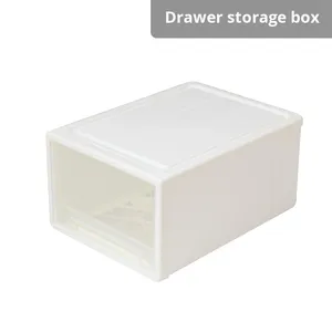 Cajas de almacenamiento de ropa para el hogar de PP transparentes modernas al por mayor armarios de almacenamiento tipo cajón engrosados rectangulares convenientemente - Product Image 5