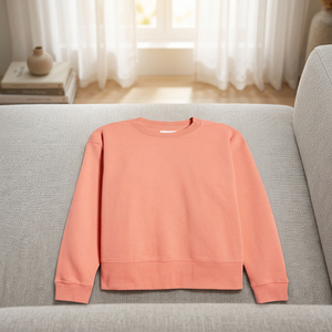 Sudadera de Cuello Redondo para Hombre, Corte Regular, Color Sólido, Tejido de Algodón, Estilo Casual, para Otoño - Product Image 4