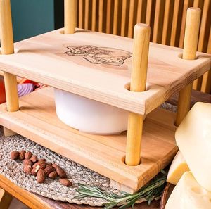 Kit de Prensa de Queso de Madera Ecológica Hecho a Medida en Fábrica para Quesos Blandos y Duros, Apto para Lavavajillas, Herramientas para Queso - Product Image 4