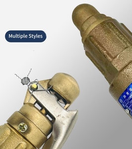 صمام أمان زنبركي نحاسي A27W-16T للبدء الدقيق، للبيع بالجملة من المصنع، صمام إغاثة يدوي للبخار ذو درجة حرارة عالية للغلايات المائية - Product Image 4