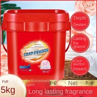 Lessive en poudre concentrée multi-usages, parfum longue durée, décontamination puissante, 5,00 kg