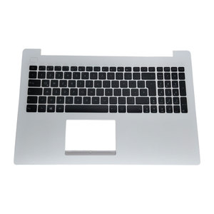 Teclado Alemán GR para Portátil <span class=keywords><strong>ASUS</strong></span> <span class=keywords><strong>X553M</strong></span> X553MA 13N0-RLA0F21 13N0-RLA0C21 con Reposamuñecas, Sin Retroiluminación, Distribución QWERTZ - Product Image 1